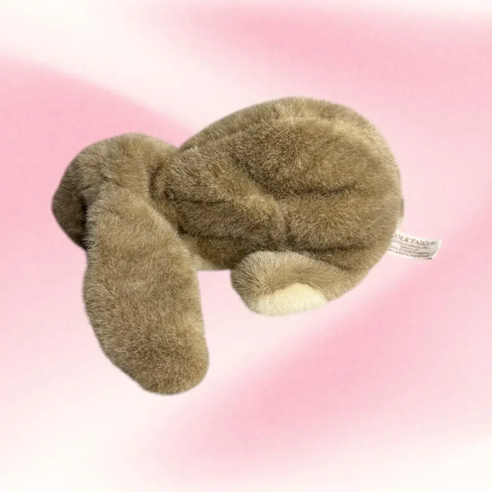 Vintage Folkmanis FolkTails Lop Ear Rabbit Hand Puppet 12